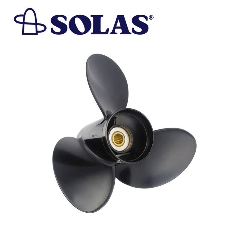 Solas Amita 9,25" x nousu" alumiinipotkuri Yamaha 9.9-15 (J-sarja)