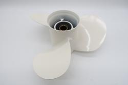 Potkuri Yamaha 11-1/8 x 13, (G) F30 - F60, alumiinia, valkea