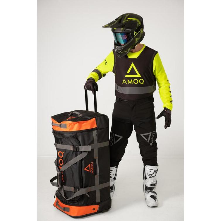 AMOQ Vetolaukku 140L Musta/Oranssi
