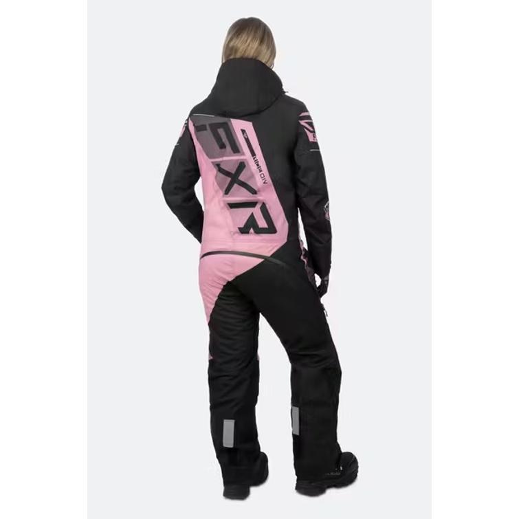 FXR CX F.A.S.T naisten kelkkahaalari, musta / ruusu