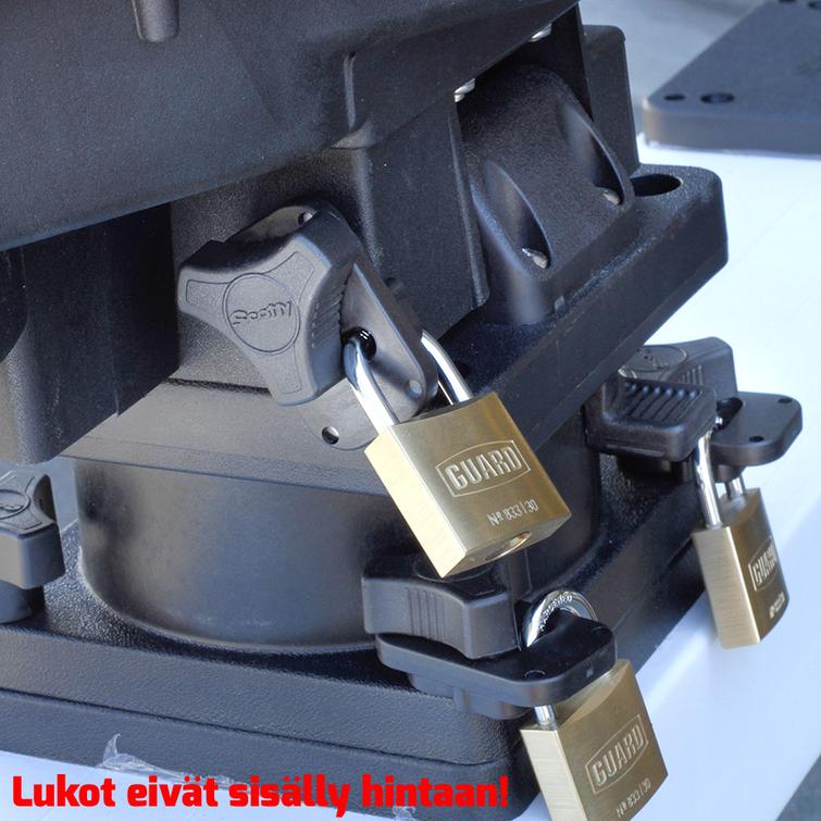 Scotty Syv&auml;takilan ja k&auml;&auml;nt&ouml;p&ouml;yd&auml;n lukitussarja (Ei sis. lukkoja)