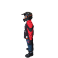 AMOQ Snowcross housut musta/punainen