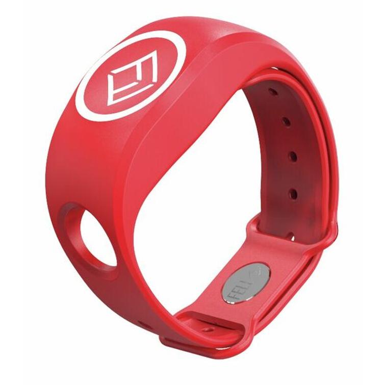 MOB+ langaton turvakatkaisimen ranneke punainen