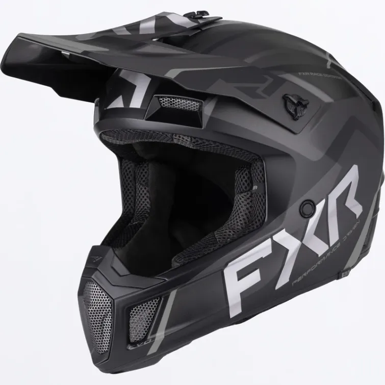 FXR Clutch Evo musta kypärä