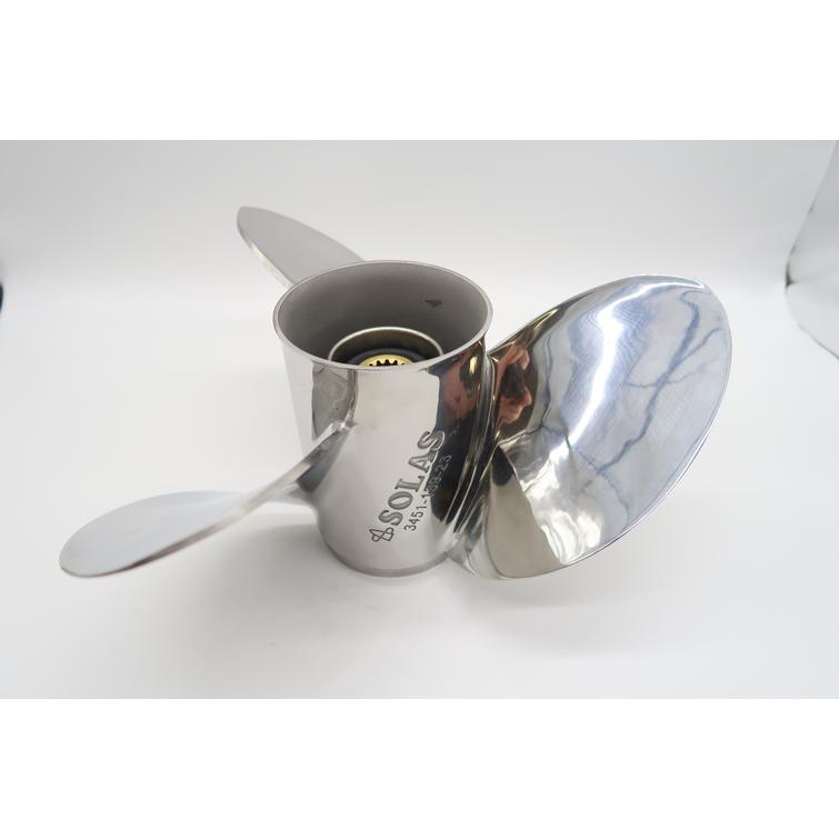 Solas HR Titan 3 teräspotkuri 13,9" x 23" Suzuki DF90- 140