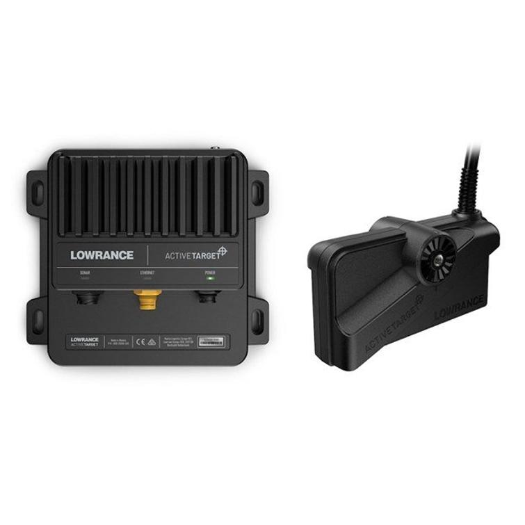 Lowrance Active Target liveluotainpaketti. Sis. Anturin, modulin, virtajohdon sekä 4.5m ethernet johdon. Sopii HDS Carbon/Live/Pro sekä Elite FS laitteisiin
