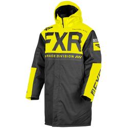 FXR Youth Warm-up Coat Black/Hi Vis