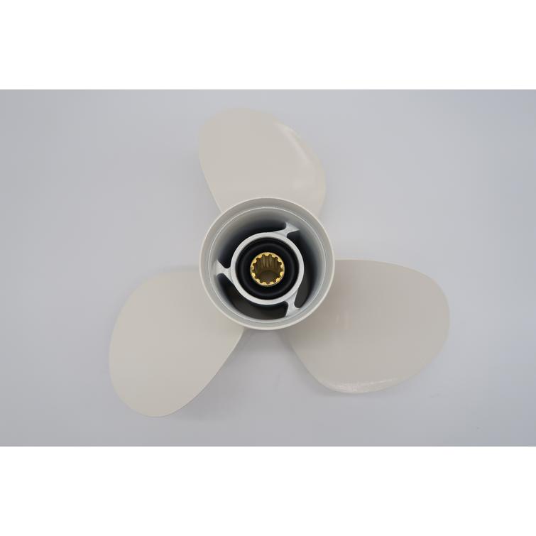 Potkuri Yamaha 11-1/8 x 13, (G) F30 - F60, alumiinia, valkea