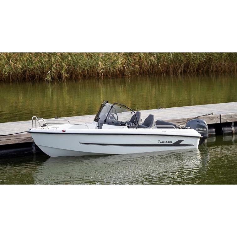 Yamarin 50 BR 2026 + Yamaha F60 Hetl uusi venepaketti peräkuomulla softdeck-lattialla