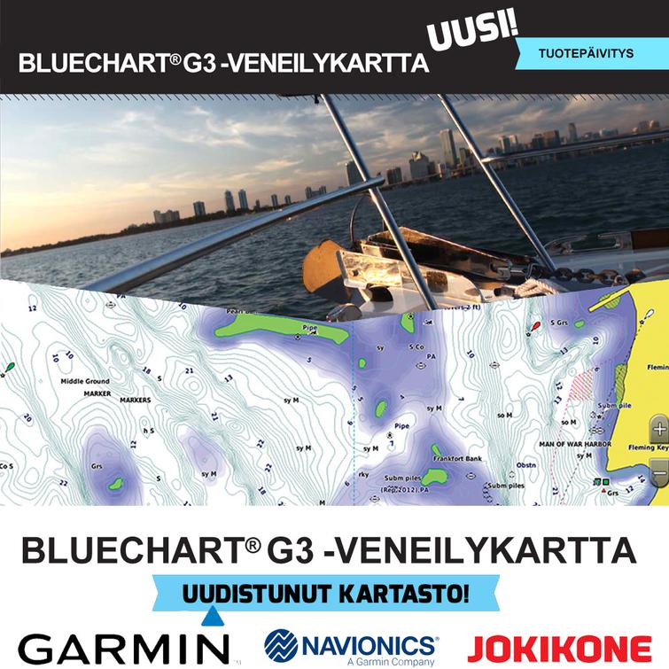 Bluechart G3 map Finnish lakes (HXEU055R)