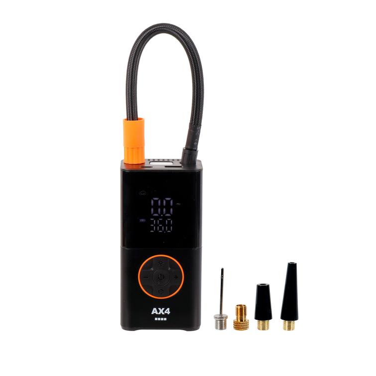 AX4 Ilmapumppu automaattinen ladattava digitaalisella n&auml;yt&ouml;ll&auml; 150psi ja LED-valolla