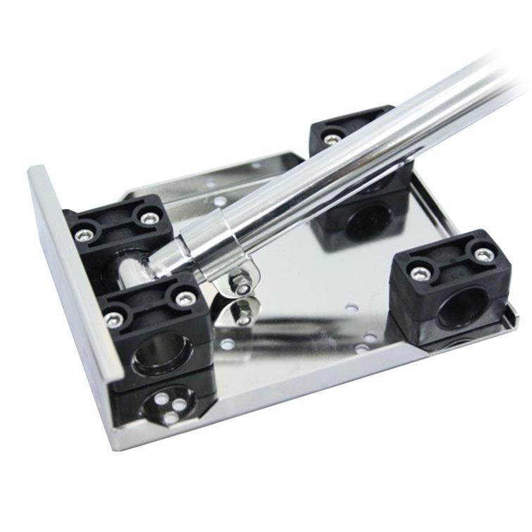 Takila-alusta kaidekiinnityksell&auml; ja tukijalalla