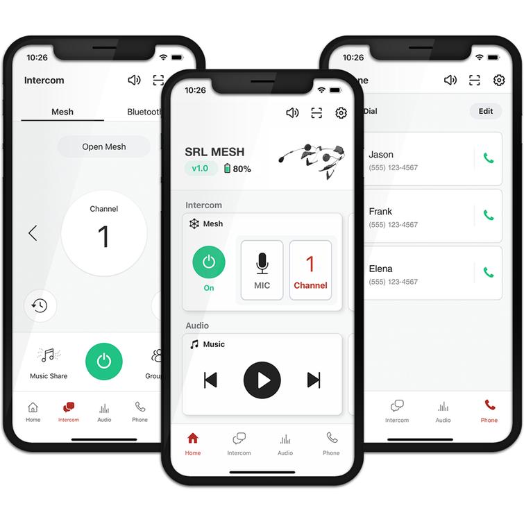 Shoei SRL Mesh Kommunikaatioj&auml;rjestelm&auml;