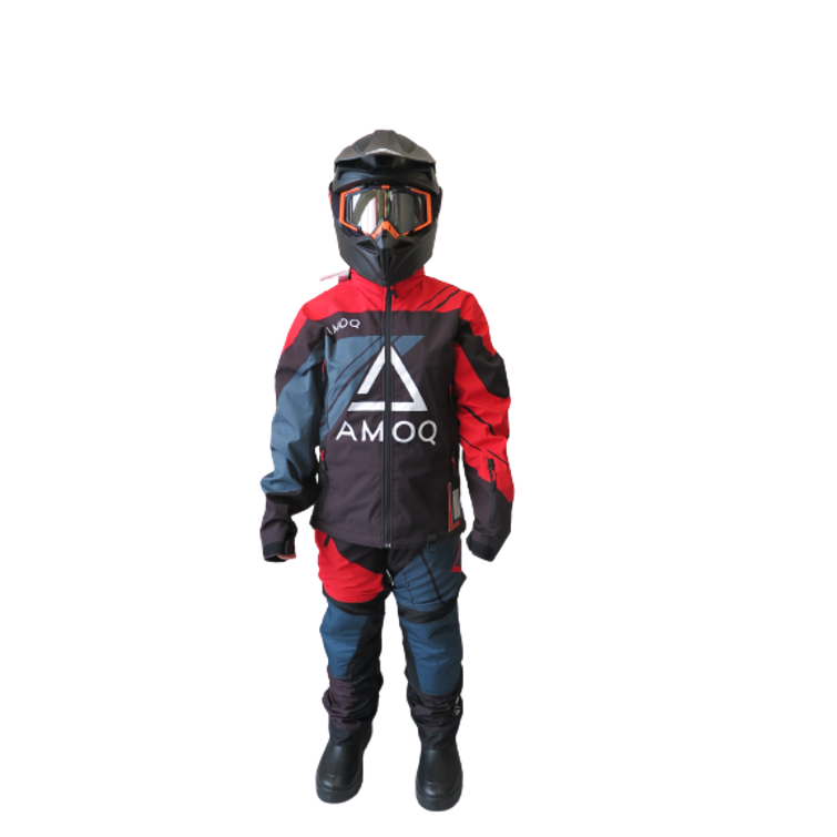 AMOQ Snowcross pants black/red