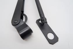 S&auml;&auml;dett&auml;v&auml; kaksoisvarsi 380 - 430 mm, Sopii &Oslash; 14 mm rihlatulle akselille