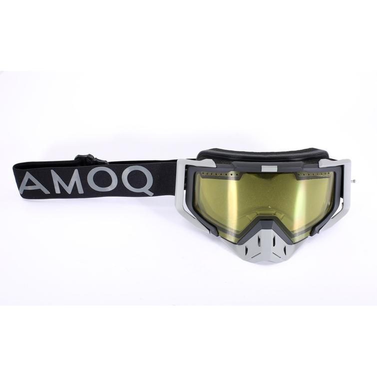 AMOQ aster goggles black-gray yellow lens