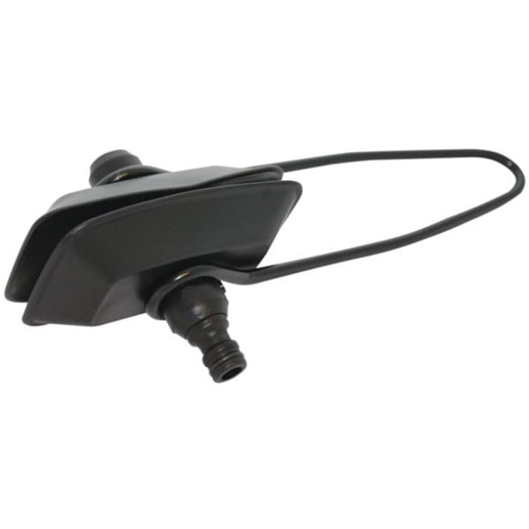 Huuhtelulaite per&auml;moottoreiden makeavesihuuhteluun, musta.