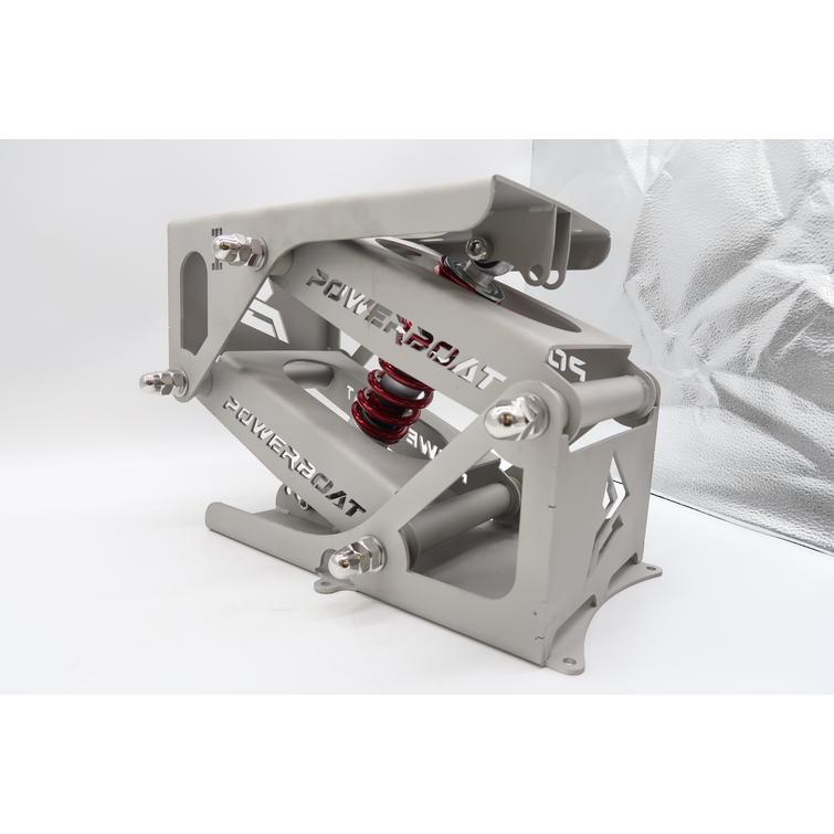 Powerboat joustojalka vene istuimeen, korkeus 250mm, väri harmaa