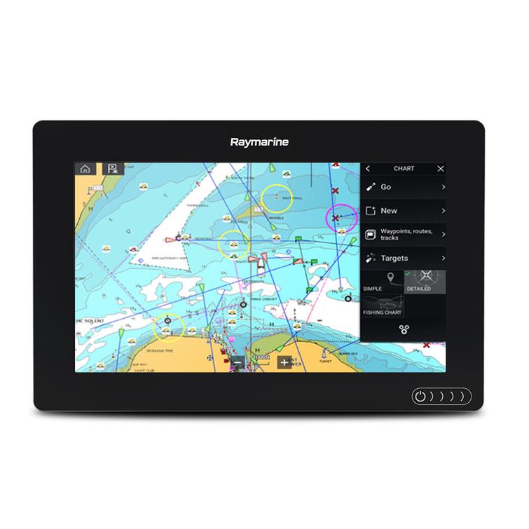 Raymarine AXIOM 9 monitoiminäyttö, ei anturia, ladattavalla kartta-aineistolla