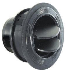 Venttiili S&auml;&auml;dett&auml;v&auml; 60mm musta muovi, Wallas yhteensopiva