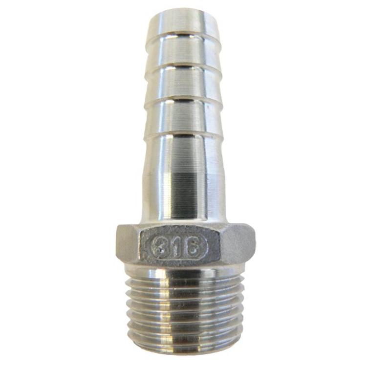 Letkuruuvike 1 1/2″ uroskierteellä, 45 mm letkulle