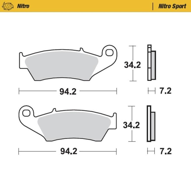 BRAKE PAD SINTER RACE MX