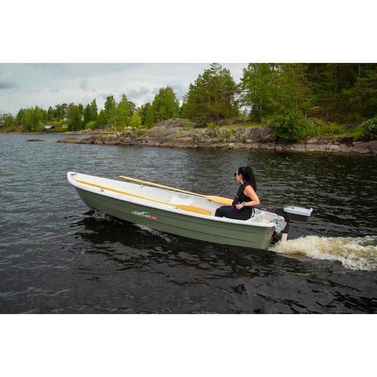 eSuvi 444 2026 +  Torqeedo Travel s&auml;hk&ouml;per&auml;moottorilla