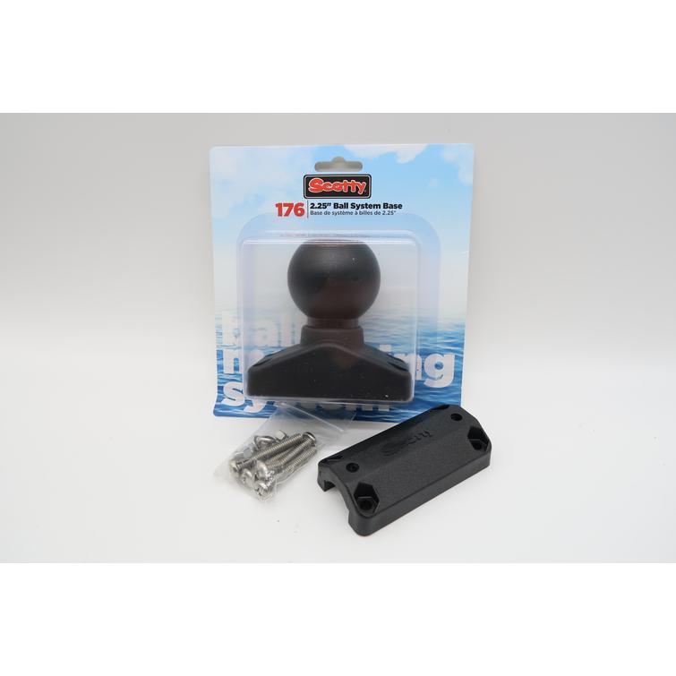 Scotty kiinnityspallosarja 2.25", sisältää pallon, kaidekiinnikkeen ja ruuvit