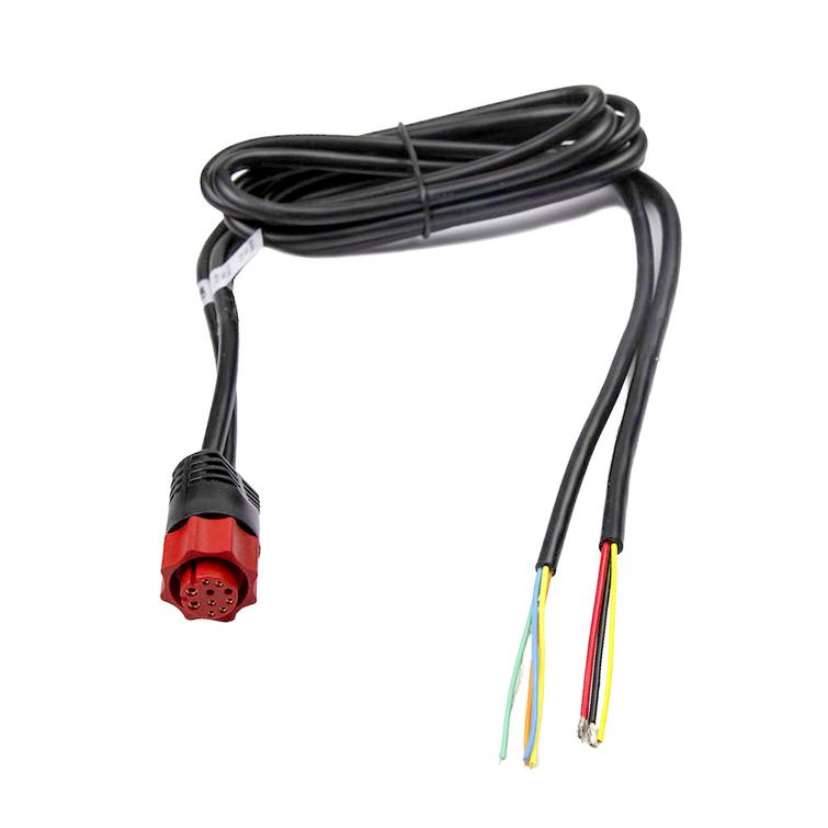 Lowrance virtajohto HDS, Elite TI/TI2/FS ja Hook1 5"-9" laitteille. Mukana NMEA 0183 johdot sek&auml; keltainen her&auml;te