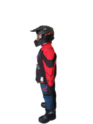 AMOQ Snowcross takki musta/punainen