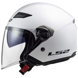 LS2 OF569 Track Single Mono Helmet white