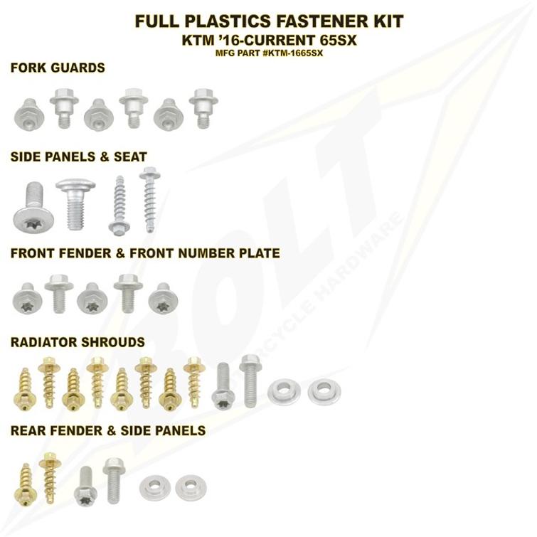 kiinnityspultti muovi ktm 65 sx 16-17