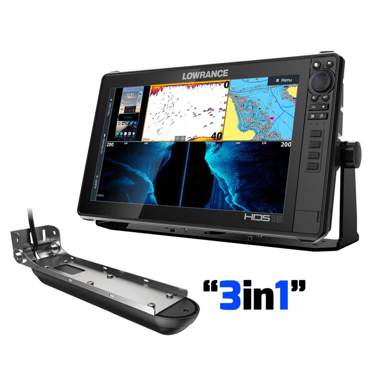 Lowrance HDS Live 16" v&auml;rin&auml;yt&ouml;llinen yhdistelm&auml;laite, IPS kosketusn&auml;ytt&ouml;, 3in1 anturi