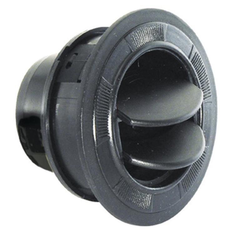 Venttiili Säädettävä 60mm musta muovi, Wallas yhteensopiva