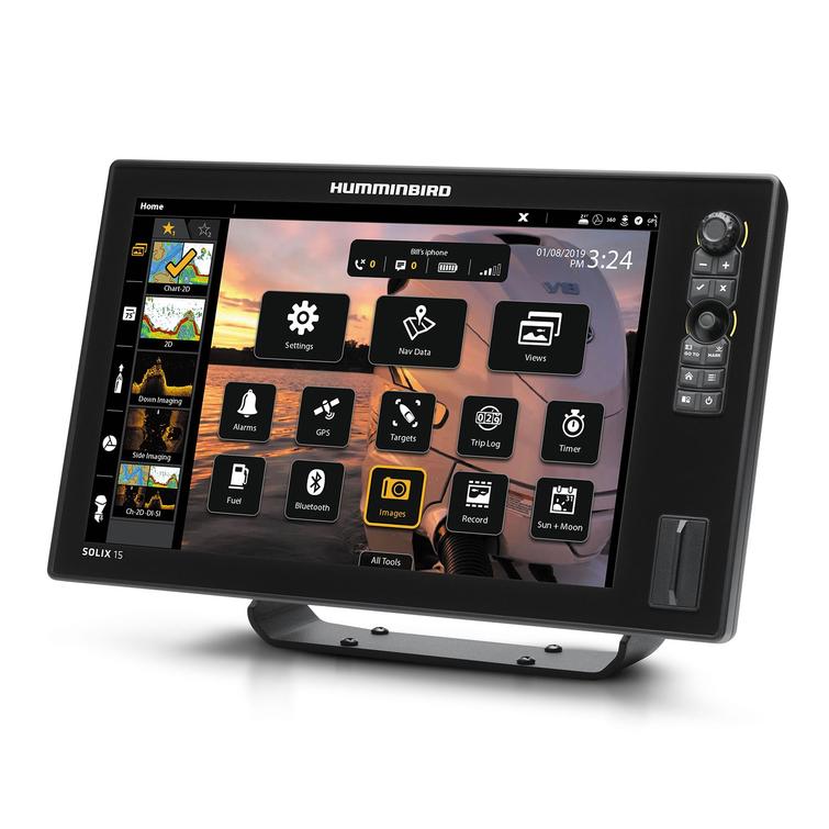 Humminbird SOLIX 15 G3 CHIRP MSI+ GPS 15,4&Prime; KAIKU/PLOTTERI, SIS. ANTURI