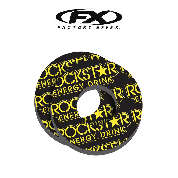 FX Factory Effex kahvadonitsi pari, Rockstar Logo tekstillä