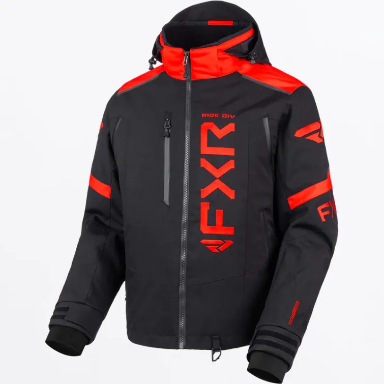 FXR Helium X 2-in-1 takki musta/punainen