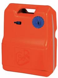 Polttoaines&auml;ili&ouml; 12 litraa, vaakat&auml;ytt&ouml;, muovinen, v&auml;ri oranssi