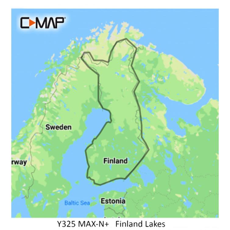 C-MAP Y325 Suomen sisävedet karttakortti (Genesis Live yhteensopiva)
