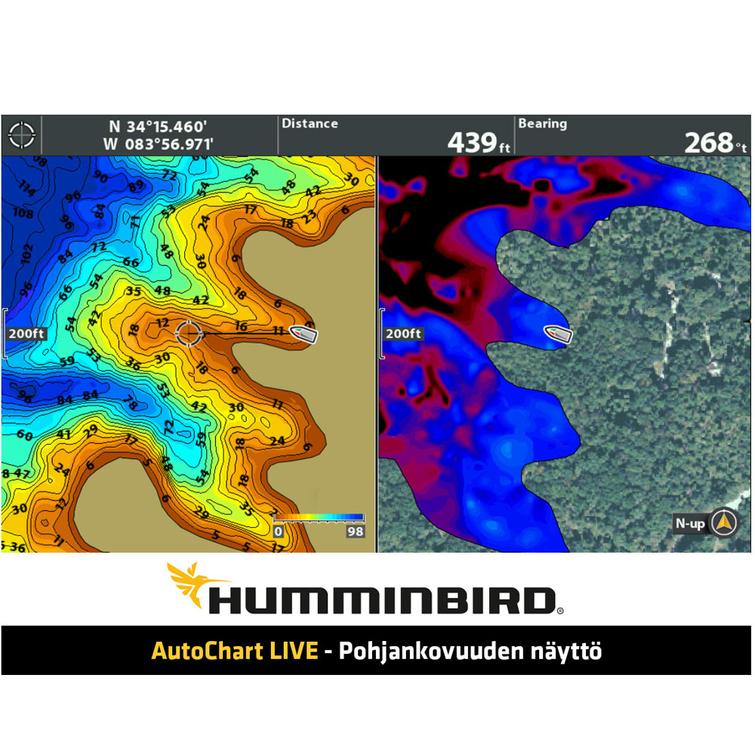 Humminbird Helix 8 Dual Spectrum G3N kaiku/plotteri, sis. anturi