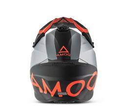 AMOQ Airframe Kypärä Musta/Harmaa/Punainen