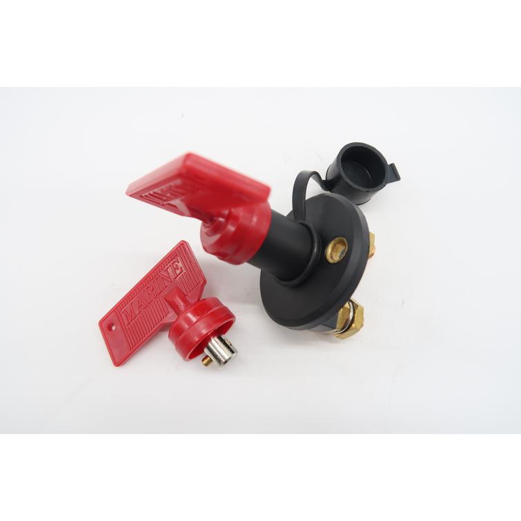 Päävirtakytkin 12V Heavy Duty 500A, mukana vara-avain