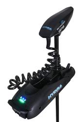 Hydra Skypoint GPS 12V keulas&auml;hk&ouml;moottori, ty&ouml;nt&ouml;voima 65lbs, rikipituus 54". Sopii suola/makeaan veteen, musta