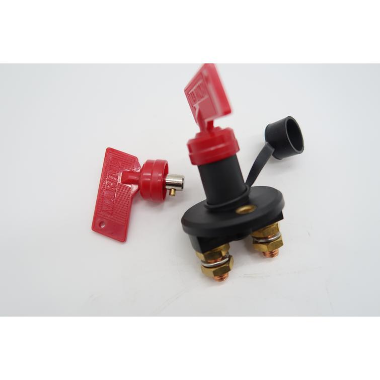 P&auml;&auml;virtakytkin 12V Heavy Duty 500A, mukana vara-avain