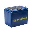 RebelCell Li-Ion akku, 12V70A (836 Wh) J&auml;nnite/varausn&auml;ytt&ouml;ll&auml;