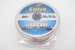 Sufix Leadcore 36lb, 16,3kg lyijysiima, 100m / väri vaihtuu 10 metrin välein