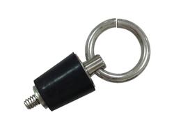 Tyhjennystulppa 19 mm  (3/4") messinkinen kumikartio kiristyv&auml; 