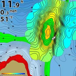 Humminbird Autochart Zero Line, lis&auml;kortti kartanpiirtoon
