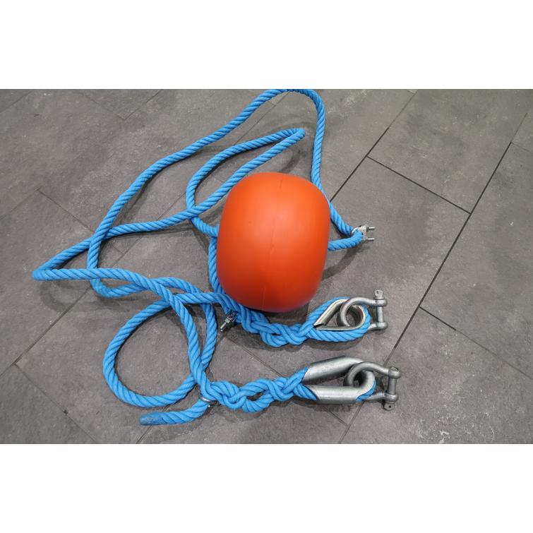 Poly-Safe poijuköysisetti 5m, poijuankkurointipaketti