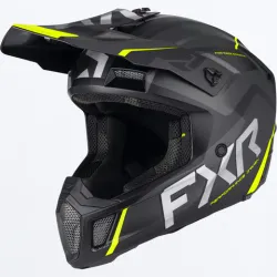 FXR Clutch Evo Black/HiVis kypärä